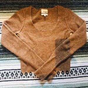 Wilfred knitted cropped sweater